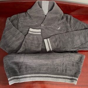 Boy’s Nautica Two-Tone Sweater